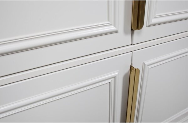 Светлосив гардероб от масивен бор 110x215x44 cm Organize – WOOOD