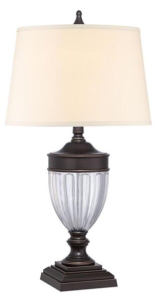 Quoizel QZ-DENNISON-PB - Настолна лампа DENNISON 1xE27/60W/230V бронзов