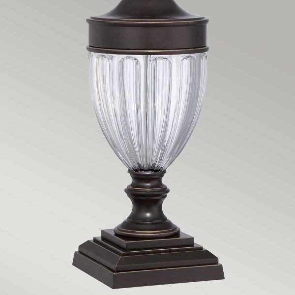 Quoizel QZ-DENNISON-PB - Настолна лампа DENNISON 1xE27/60W/230V бронзов
