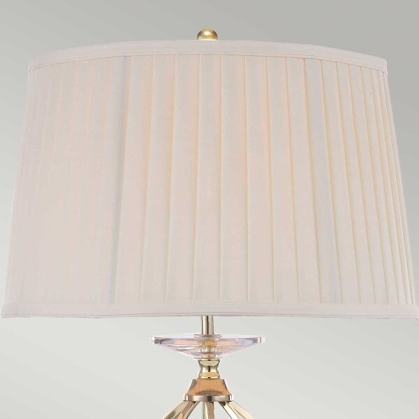 Elstead AG-TL-POL-BRASS - Настолна лампа AEGEAN 1xE27/60W/230V златист