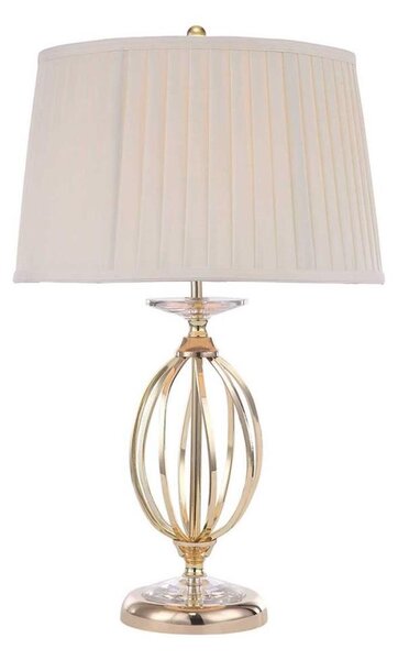 Elstead AG-TL-POL-BRASS - Настолна лампа AEGEAN 1xE27/60W/230V златист