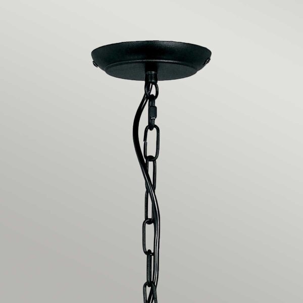 Elstead ART5-BLACK - Пендел ARTISAN 5xE14/60W/230V