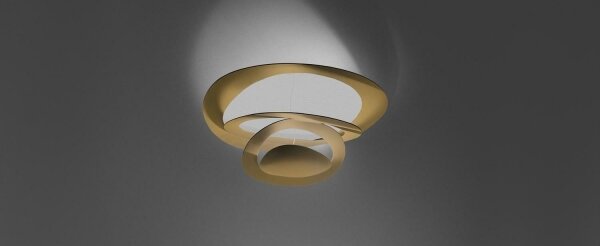 Artemide 1255120A - LED Димируем плафон PIRCE LED/44W/230V 3000K златист