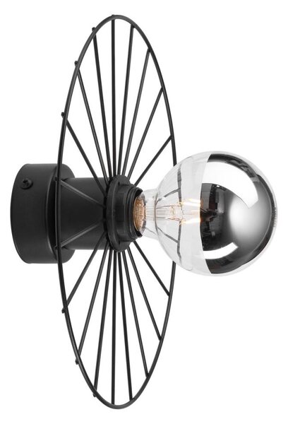 Аплик MONTANA 1xE27/15W/230V Ø 30 cm черен
