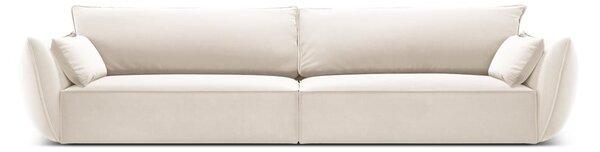 Бежов кадифен диван 248 cm Vanda – Mazzini Sofas
