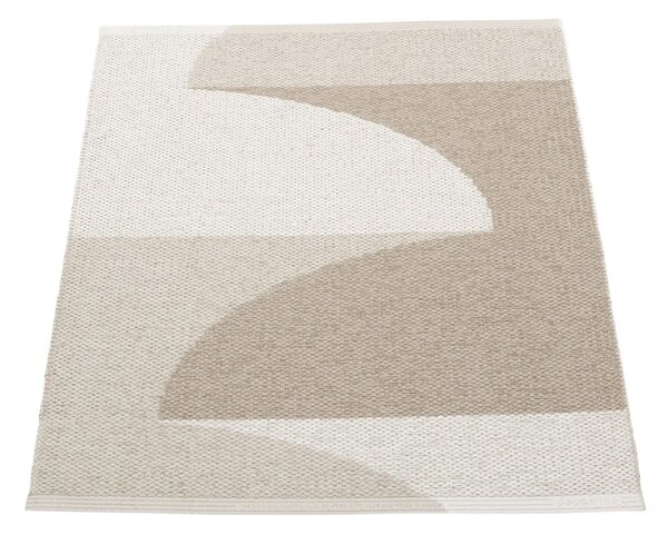 Бежов килим за открито и закрито 70x90 cm Hill Dark Linen – Pappelina