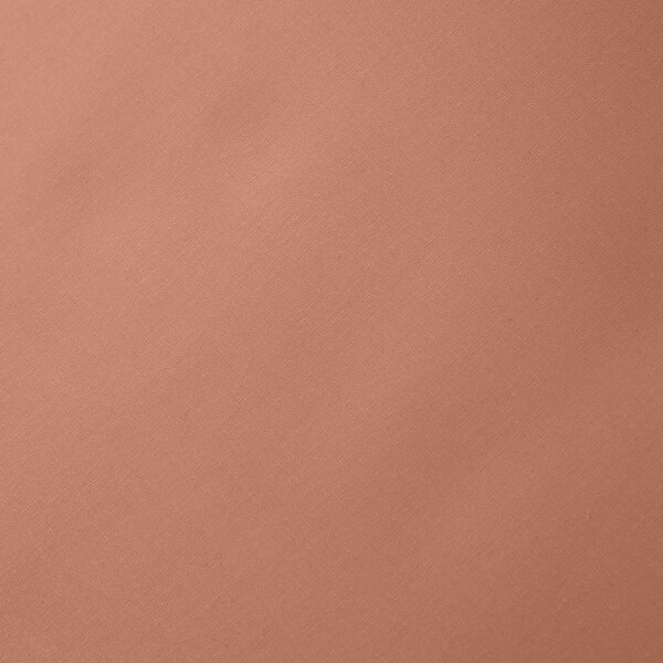 Теракотен еластичен чаршаф от памук перкал 90x190 cm Cotton Percale – Bianca