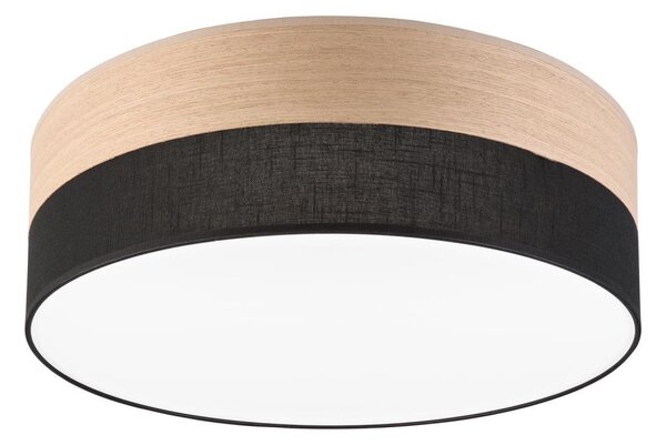 LED Плафониера SIRJA WOOD LED/36W/230V Ø 45 см черен/дъб