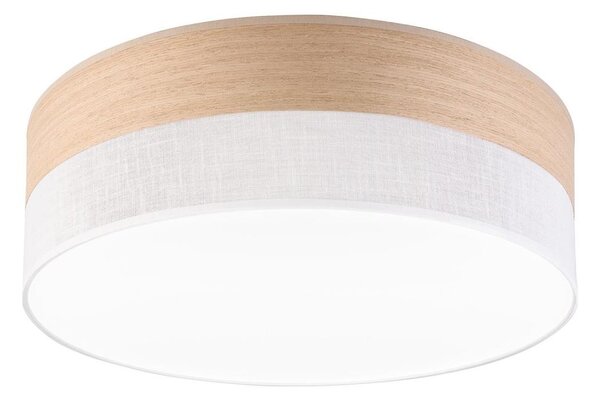 LED Плафониера SIRJA WOOD LED/36W/230V Ø 45 см бял/дъб