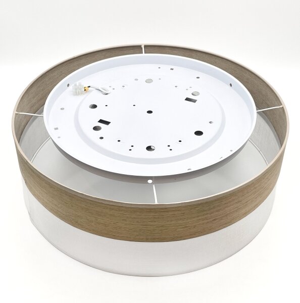LED Плафониера SIRJA WOOD LED/36W/230V Ø 45 см бял/дъб