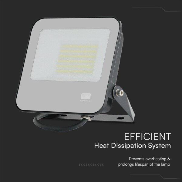 LED Прожектор SAMSUNG CHIP LED/50W/230V 4000K IP65 черен