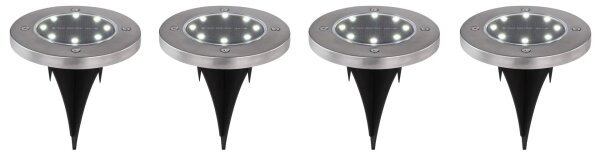 Globo 33414-4 - Комплект 4 LED соларни лампи LED/0,1W/3V IP44