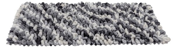 Сиво-син текстилен килим за баня 60x90 cm Lerici – Wenko