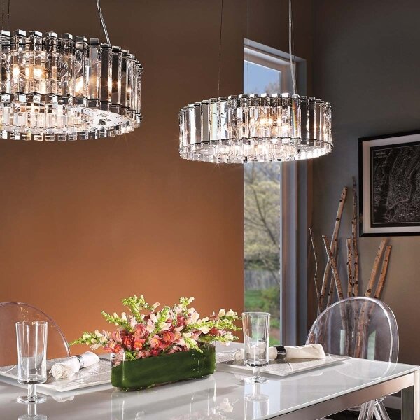 Kichler KL-CRYSTAL-SKYE8 - LED Полилей за баня CRYSTAL SKYE 8xG9/3W/230V IP44