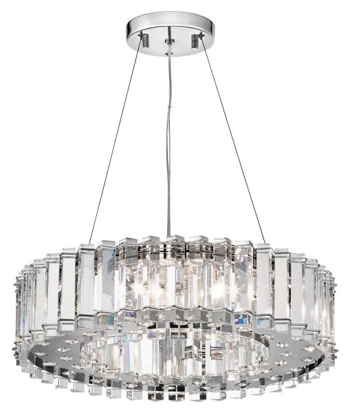 Kichler KL-CRYSTAL-SKYE8 - LED Полилей за баня CRYSTAL SKYE 8xG9/3W/230V IP44