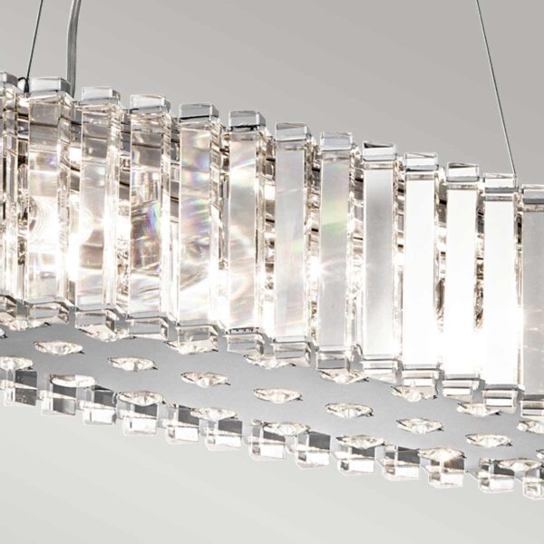 Kichler KL-CRYSTAL-SKYE-ISLE-LED Полилей за баня CRYSTAL SKYE 8xG9/3W/230V IP44