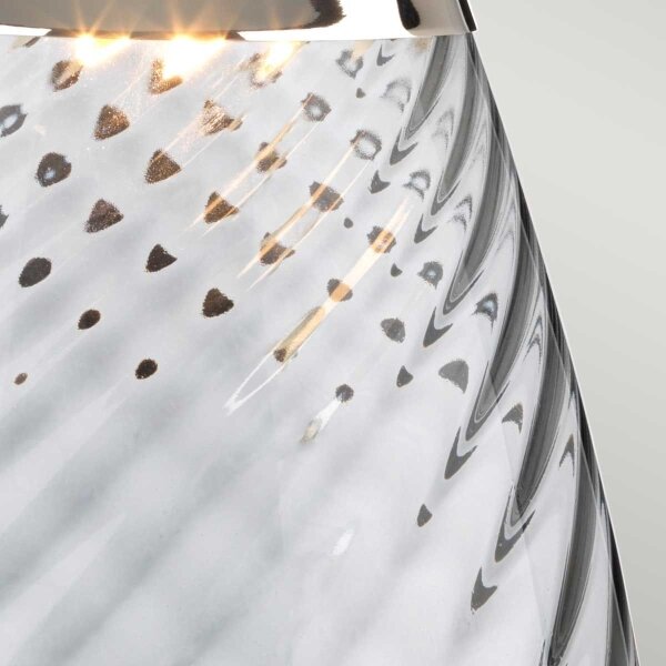 Elstead LENA-TL-L-SMOKE - LED Настолна лампа LENA 1xE27/40W/230V 74 см сив