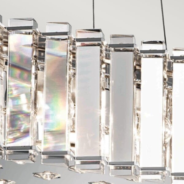 Kichler KL-CRYSTAL-SKYE-ISLE-LED Полилей за баня CRYSTAL SKYE 8xG9/3W/230V IP44