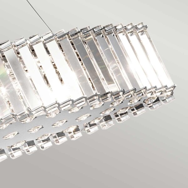 Kichler KL-CRYSTAL-SKYE-ISLE-LED Полилей за баня CRYSTAL SKYE 8xG9/3W/230V IP44