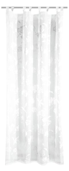 Бяла завеса от воал 135x245 cm Flowers – Sehlbach