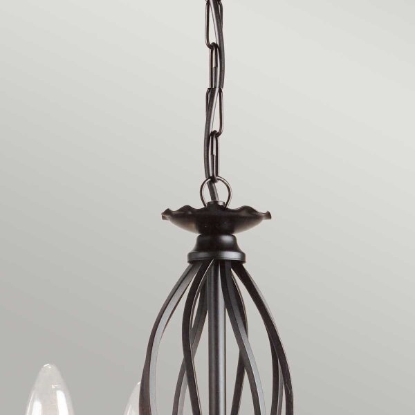 Elstead ART3-BLACK - Пендел ARTISAN 3xE14/60W/230V