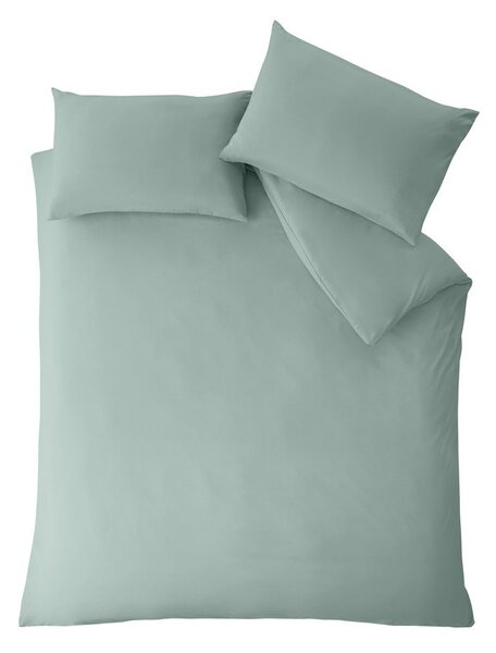 Зелено единично спално бельо от микрофибър 135x200 cm So Soft Easy Iron – Catherine Lansfield