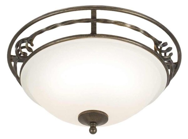 Elstead PB-F-A-BLK-GOLD - Плафон PEMBROKE 2xE27/60W/230V
