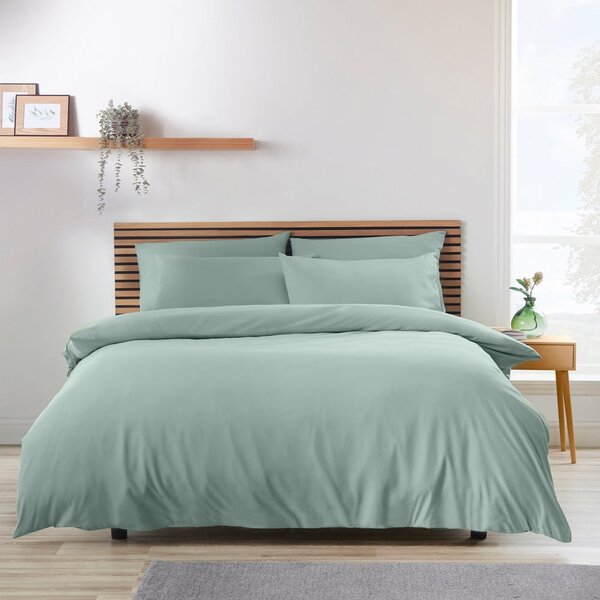 Зелено единично спално бельо от микрофибър 135x200 cm So Soft Easy Iron – Catherine Lansfield