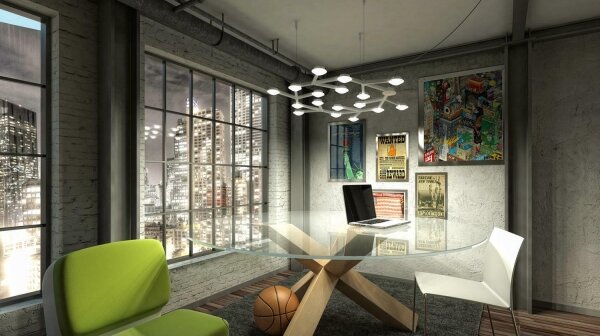 Artemide 1575050APP - LED Димируем пендел NET LED/43W/230V 3000K