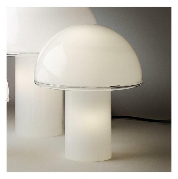 Artemide A006300 - Настолна лампа ONFALE 1xE14/5W/230V + 1xE27/13W бял