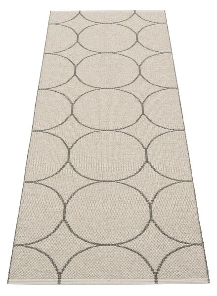 Тъмносива пътека за открито и закрито 70x200 cm Boo Charcoal Linen – Pappelina