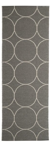 Тъмносива пътека за открито и закрито 70x200 cm Boo Charcoal Linen – Pappelina