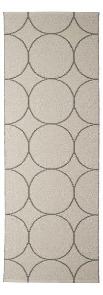 Тъмносива пътека за открито и закрито 70x200 cm Boo Charcoal Linen – Pappelina