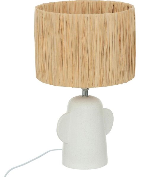 Atmosphera - Настолна лампа RAIA 1xE27/40W/230V влакна от рафия