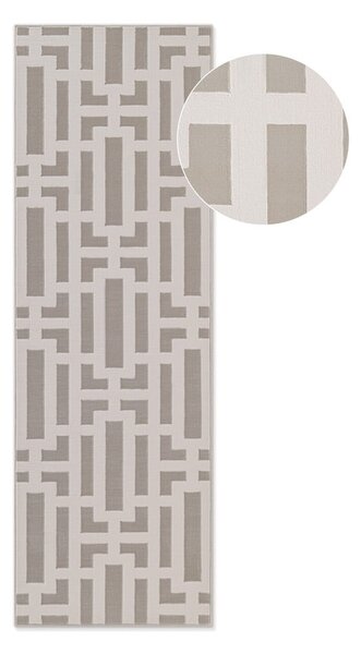 Сиво-кремава пътека 80x240 cm Perles Onyx – Elle Decoration