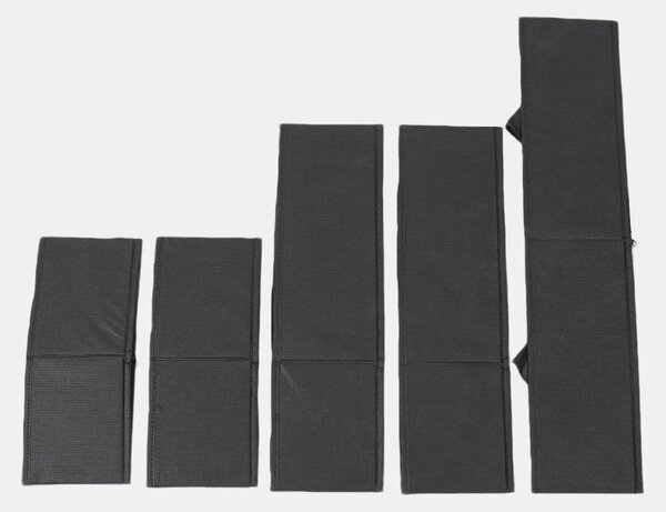 Sinsay - 5 pack сгъваеми органайзери за гардероб - черeн