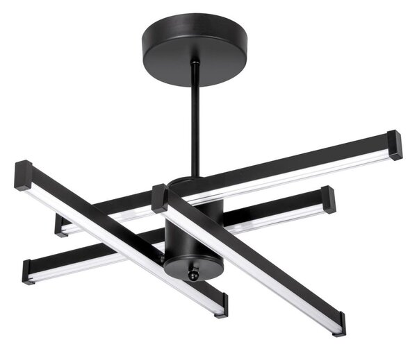 LED Полилей 4xLED/10W/230V 3000-6500K Ø 68 см черен