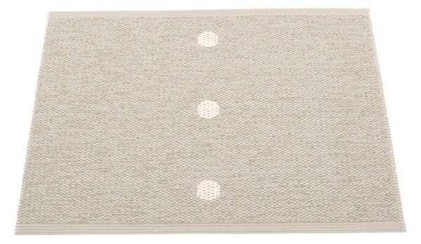 Бежов и кремав килим за открито и закрито 70x60 cm Peg Linen Vanilla – Pappelina