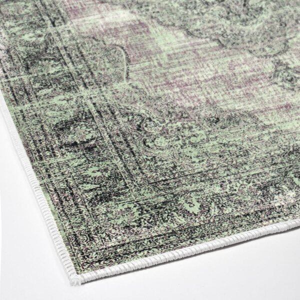 Зелени-сиви килими за баня в комплект от 2 бр. 60x100 cm – Foutastic