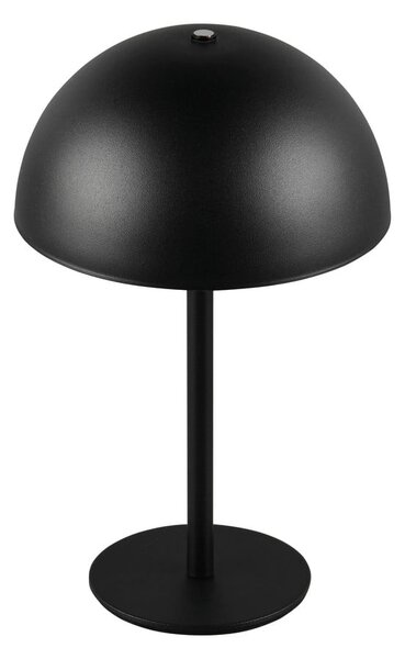 Матово черно LED настолна лампа с метален абажур (височина 21 cm) Munoz – Reality