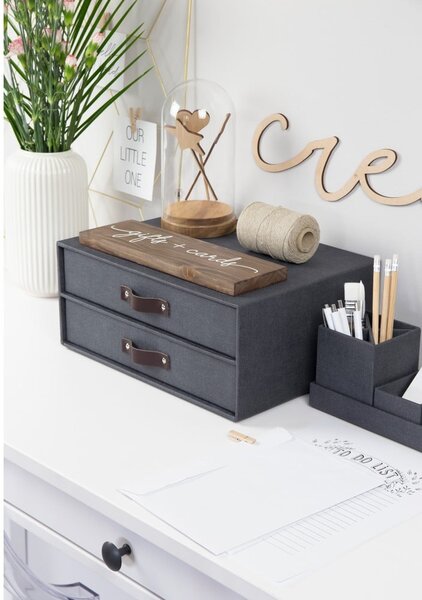 Картонен органайзер с чекмеджета Birger Canvas Paper Laminate – Bigso