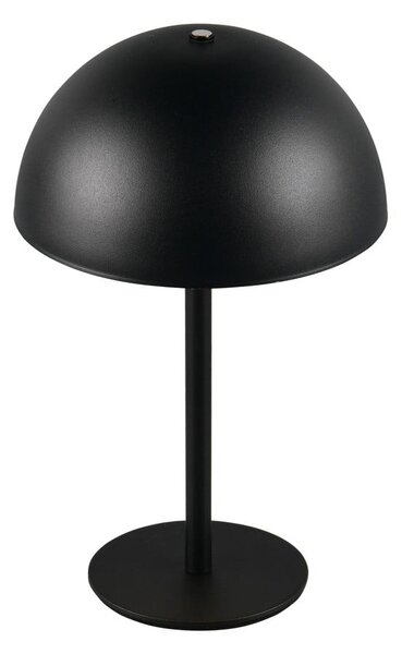 Матово черно LED настолна лампа с метален абажур (височина 21 cm) Munoz – Reality