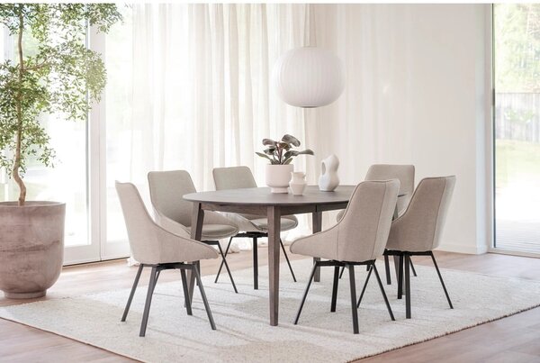 Кръгла сгъваема трапезна маса от масивен дъб ø 120 cm Filippa – Rowico