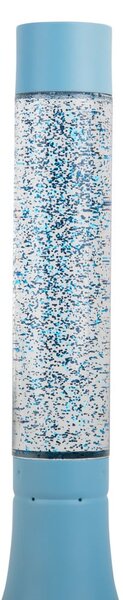 Синя настолна лампа със стъклен абажур (височина 37,5 cm) Astro Glittler – Leitmotiv