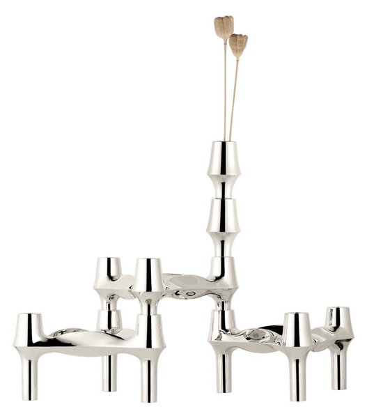 Z terazza ваза в блестящо сребрист цвят (височина 11 cm) BMF – STOFF Nagel