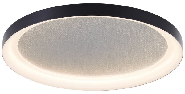 Brilliant - LED Димируем плафон QUITO LED/30W/230V 3000K Ø 42 см черен