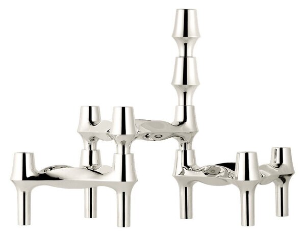 Z terazza ваза в блестящо сребрист цвят (височина 11 cm) BMF – STOFF Nagel