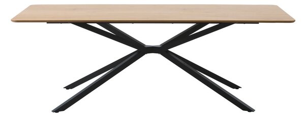 Трапезна маса с дъбов плот 100x200 cm Cesura – Unique Furniture