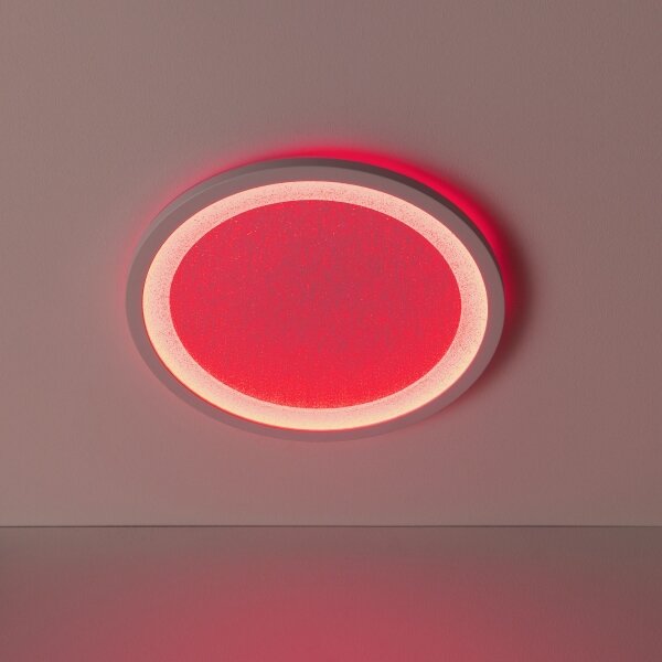 Brilliant -LED RGB Димируем плафон TANIDA LED/22W/230V 3000-6500 + д.у