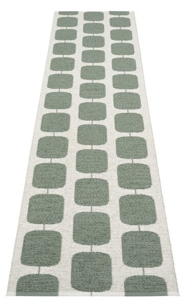 Зелена и кремава пътека за открито и закрито 70x300 cm Sten Army – Pappelina